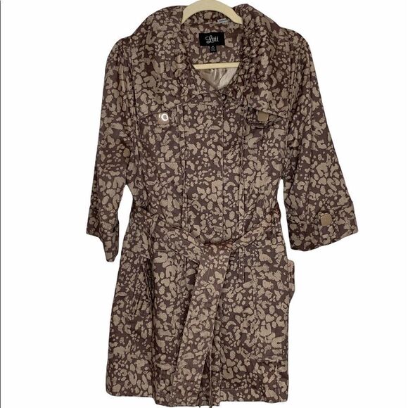 Luii Cropped Sleeve Trenchcoat - Picture 1 of 10